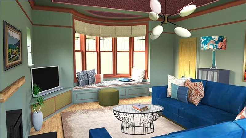 mẫu sơn trần nhà đẹp thịnh hành hiện nay